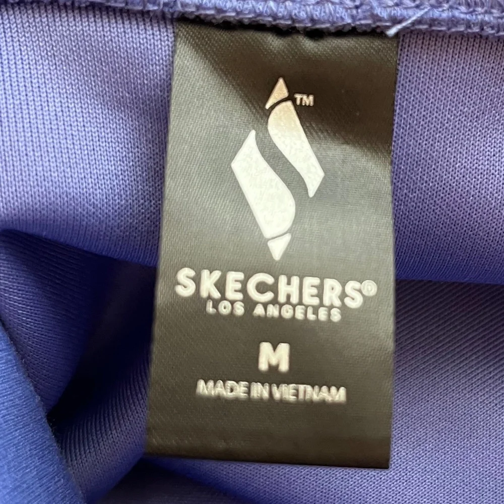 Skechers Heavy Royal Blue Portrait Collar Pullover Top with Zip Pockets Size M